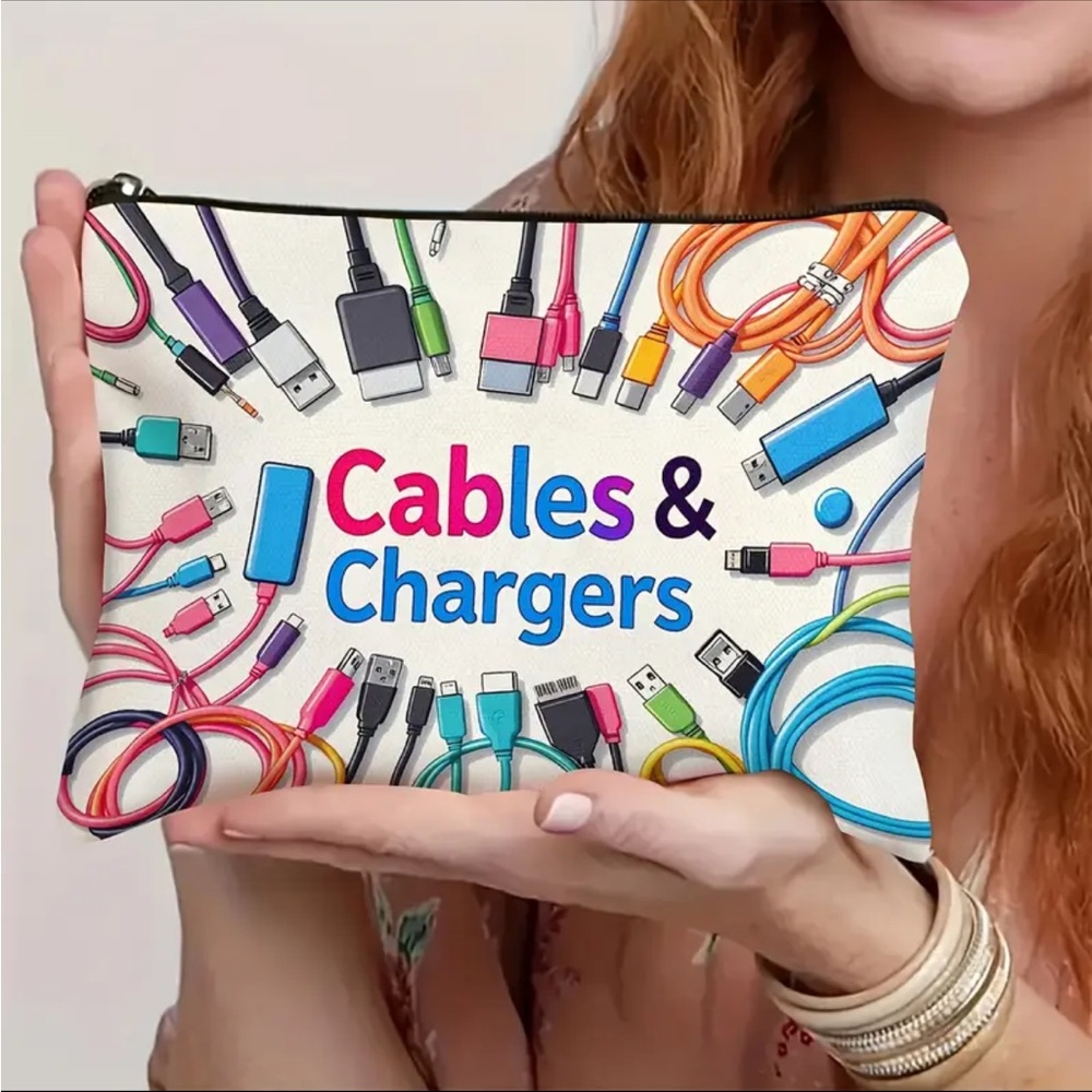 Versatile Cream Zipper Pouch - Picture 9 of 10